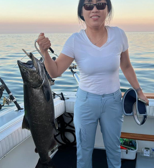 Salmon fishing fun in Toronto waters